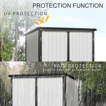 5x3 FT Resin Outdoor Storage Shed - Image 3