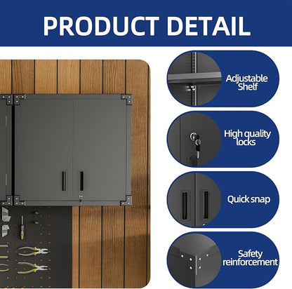 Garage Wall Cabinet, Metal Wall Cabinet - Image 4