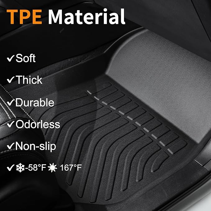 Binmotor-Floor Mats Custom for for Genesis GV80 2021-2025 5-Seater, 1st & 2nd - Image 4