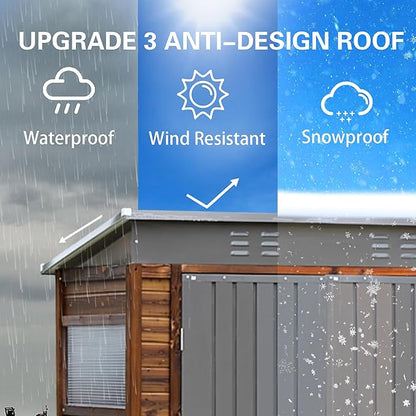 5x3 FT Outdoor Lean to Shed - Image 4