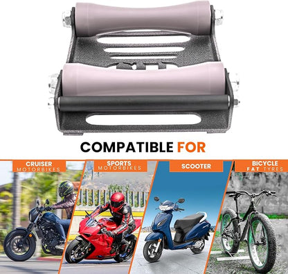 GRAND PITSTOP Motorcycle Roller Wheel Cleaning Stand - Image 7
