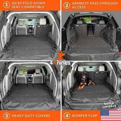 4Knines SUV Cargo Liner for Dogs, Trunk Mat for SUV, Durable Cargo Cover - Image 6