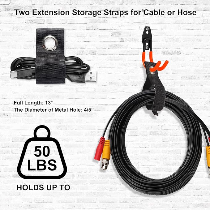 Garage Hook Heavy Duty Wall Storage Hangers, 18 Pack Garage Storage Hooks Steel - Image 3