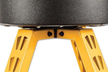 DEWALT Heavy-Duty Metal Stool for Garage and Shop, 360 Swivel Seat, Storage Tray - Image 5