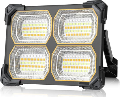 500W Led Work Light Rechargeable, 42000MAh Solar Portable Light, 42000LM by Sinear