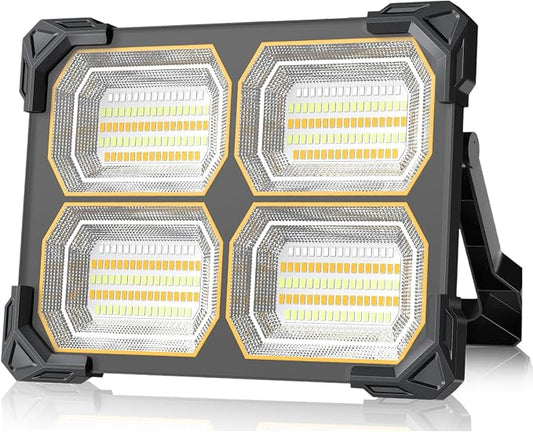 300W Led Work Light Rechargeable, 26000MAh Solar Portable Light, 26000LM by Sinear