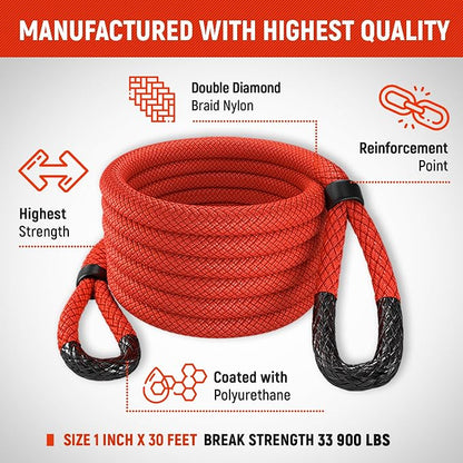 MiolleGear Kinetic Recovery Rope 1" x30' - Image 2