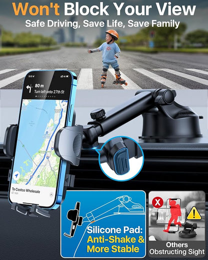 2025 Ultimate Car Phone Mount【98+LBS Strongest Suction & Military-Grade】【Patent - Image 6