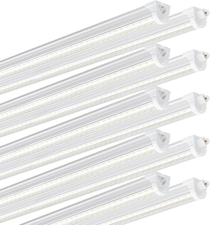 Ensenior 10 Pack 4 FT Led Shop Lights, 5000K Daylight, 5000LM Super Bright by Ensenior