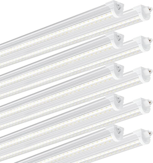 Ensenior 10 Pack 4 FT Led Shop Lights, 5000K Daylight, 5000LM Super Bright by Ensenior