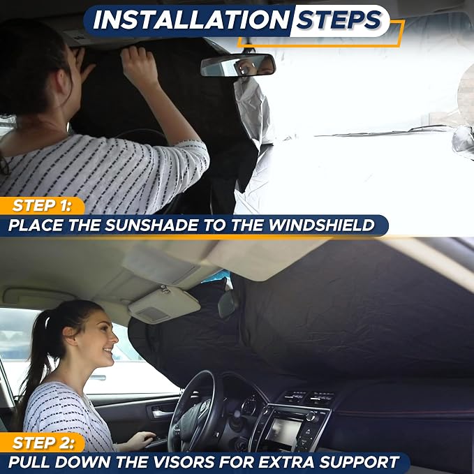 EcoNour Car Front Windshield Sun Shade - Image 7