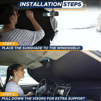 EcoNour Car Front Windshield Sun Shade - Image 7