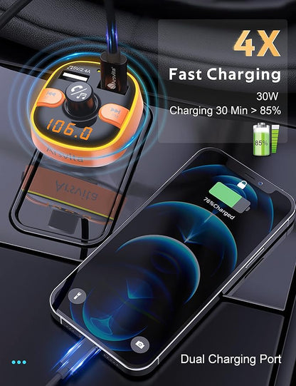 Upgraded Arsvita Bluetooth FM Transmitter - Image 4