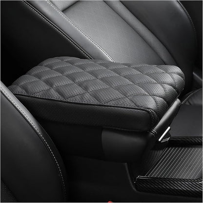 Car Center Console Cover pad Genuine Cowhide Leather, Vehicle Arm Rest Cushion - Image 8