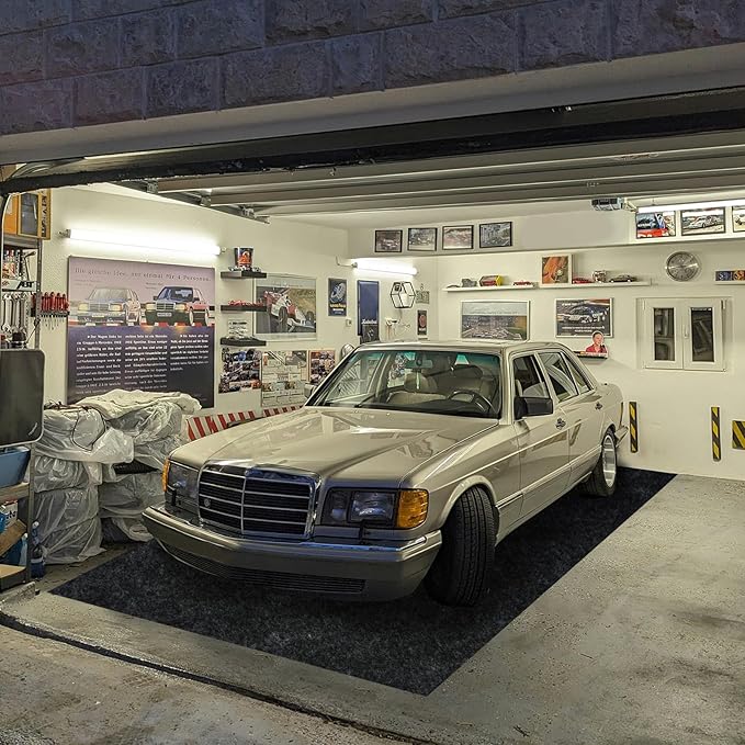 5'x 6’Garage Floor Mat & Oil Spill Mat, Heavy Duty Under Car Mat by Unknown