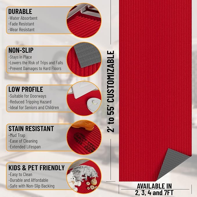 Ottomanson 6'6" x 16' Hallway Runner - Image 3