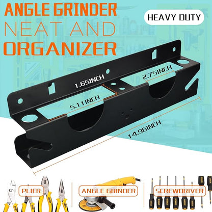 ULIBERMAGNET Angle Grinder Holder, Solid Steel Utility Storage Rack, Heavy Duty - Image 3