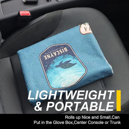 Back Seat Cover for Car Trucks Van SUV, Waterproof Rear Bench Towel Seat Covers - Image 8