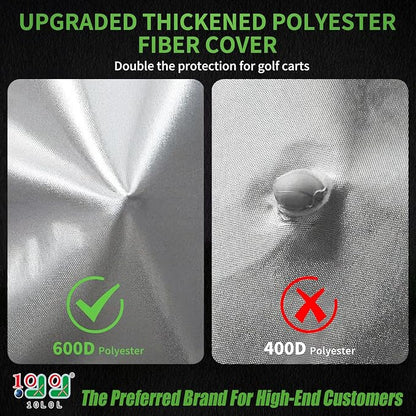 10L0L Heavy Duty Golf Cart Cover - Image 2