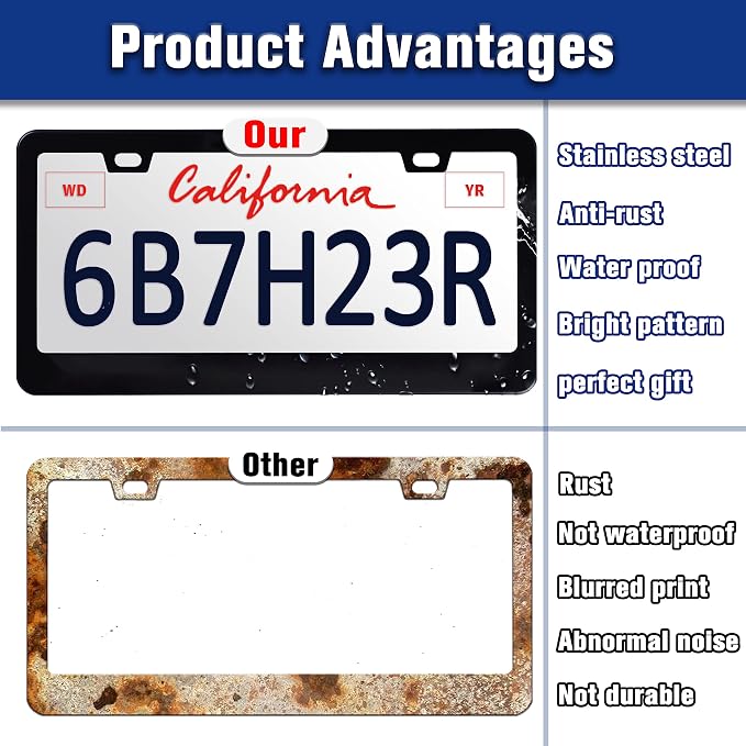 I'm Not Lost I'm Exploring License Plate Frame Adventure Forest License Plate - Image 4