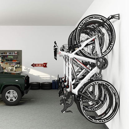 FLEXIMOUNTS 6 Bike Storage Rack, Heavy Duty Wall Mount Hanger - Image 7
