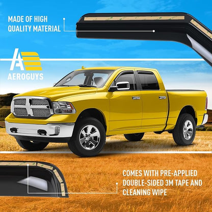 Extra Durable Window Deflectors in-Channel Window Visors Rain Guards Fit - Image 6