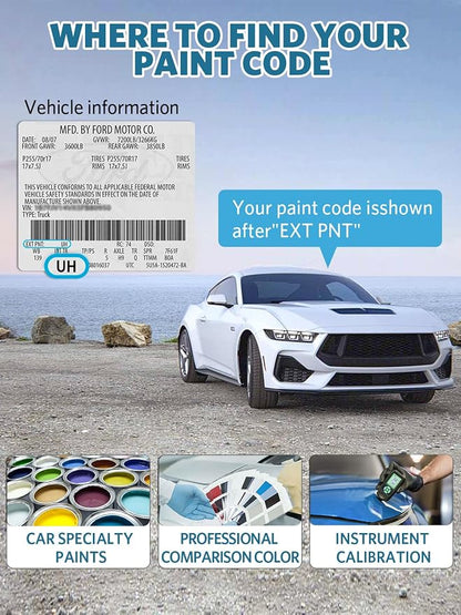 Black Ebony Touch Up Paint for Ford, Car Paint Scratch Repair Remover Pen Color - Image 7