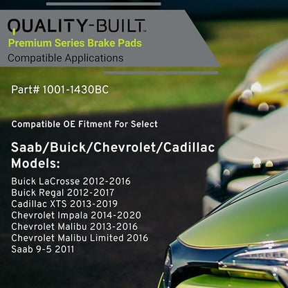 Premium Ceramic Rear Brake Pads Compatible - Image 3