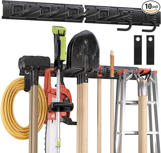 Garden Tool Organizer Wall Mount, 32 inches Tool Storage Rack by NacialPromise-Consumersfirstalways