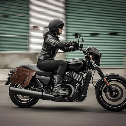 NICECNC Motorcycle Saddle Bags, PU leather Motorcycle Saddlebags, Reinforced - Image 7