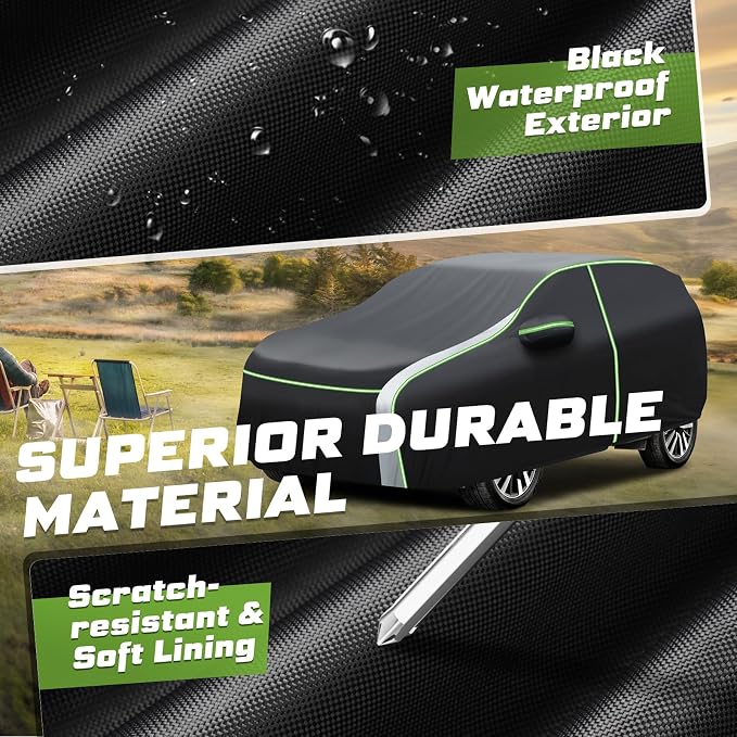 Mixsuper Liner Car Cover for Ford Explorer 1995-2026, 7 Layers Full Car Cover - Image 5
