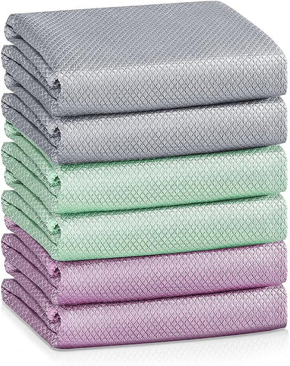 Fish Scale Streak Free Magic Glass Window Car Mirror Microfiber Cleaning Cloth by VPMURUGA