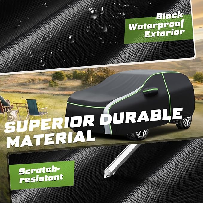 Mixsuper Liner Car Cover for Toyota RAV4 1994-2026, 7 Layers Waterproof Car - Image 5