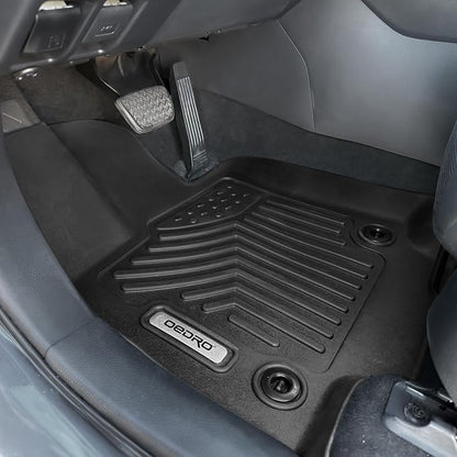 OEDRO Floor Mats Fit for 2016-2024 Chevrolet Camaro, Unique Black TPE - Image 2