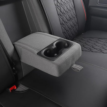 JOJOBAY Car Seat Covers for Dodge Ram, Fit 2009-2025 1500/2500/3500 HD Pick-up - Image 2