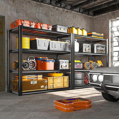 REIBII 40" W Storage Shelves 2200LBS Garage Shelving Heavy Duty Metal Shelving - Image 2