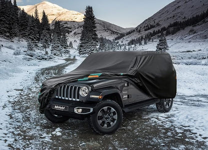 Jeep Wrangler Car Cover 4 Door Fits Sahara Rubicon Unlimited Sport JK JL. Jeep - Image 5