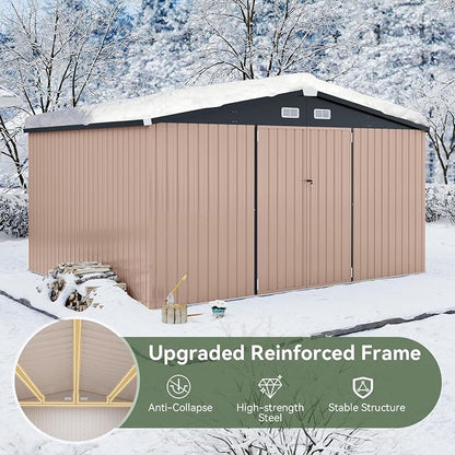 Aoxun 12x10 FT Shed Outdoor Storage Shed - Image 6