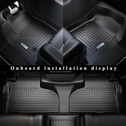 Floor Mats & Trunk mat for 2021-2024 2025 Chevrolet Suburban 8 Seats - Image 4
