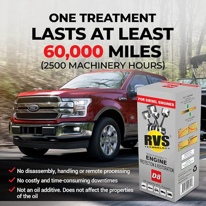 D8 engine oil treatment, For Diesel engines - Image 10
