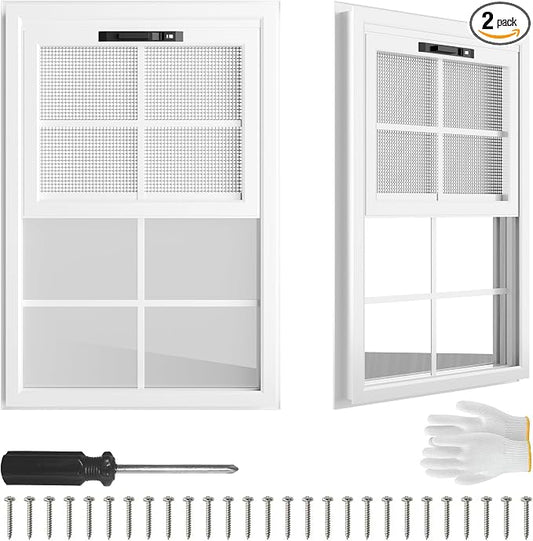 2 Pack 12" x 18"Shed Window, by Atronor
