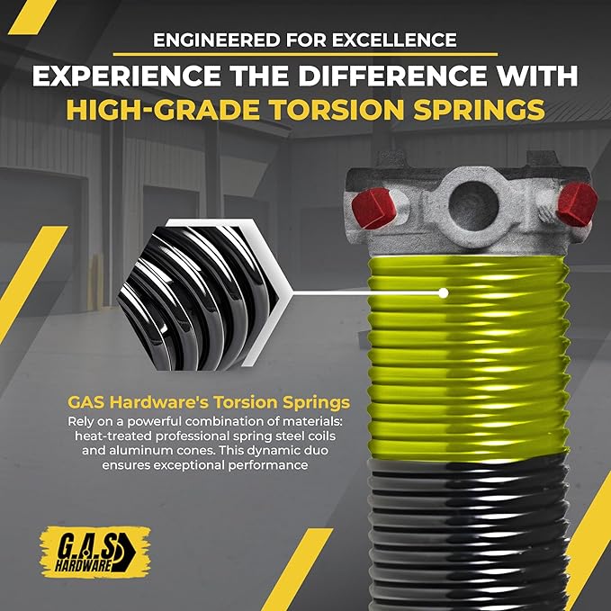 Garage Door Torsion Spring 207x1.75x30 Includes 1” Steel Bearing, Non-Slip - Image 6