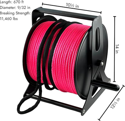 DOWN UNDER OUTDOORS Game/Log/4x4 Recovery Kit, Deer Drag, 650 ft of 9/32” Winch - Image 2