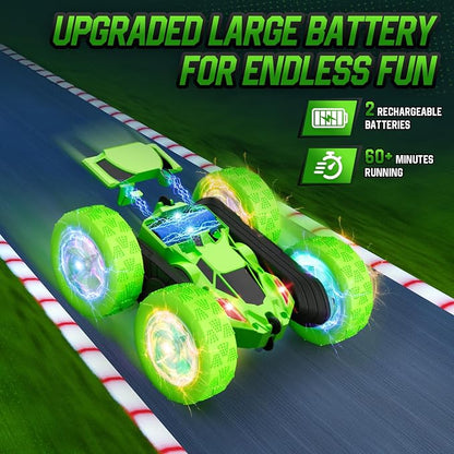 Remote Control Car, 360° Rolling Rotating 2.4GHz 4WD RC Cars - Image 3