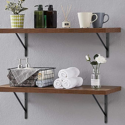 20 Pack L18 x H 12" Black Heavy Duty Shelf Brackets - Image 5