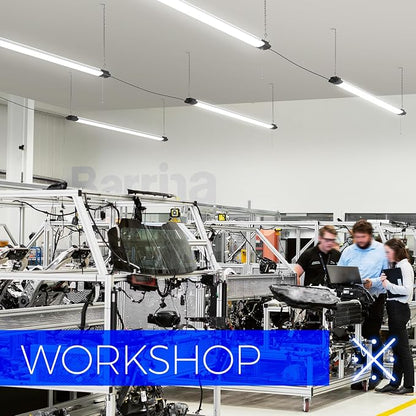 Barrina LED Shop Light for Garage, 5000K Linkable Light Fixture for Workshop - Image 4