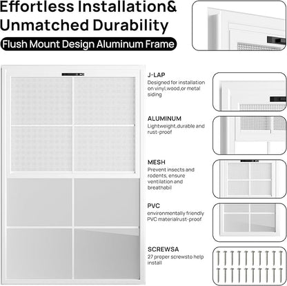2 Pack 24" x 36"Shed Window, - Image 3