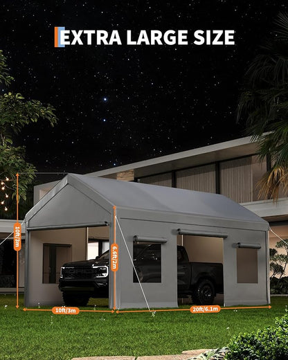 10 x 20ft Heavy-Duty Carport - Image 7