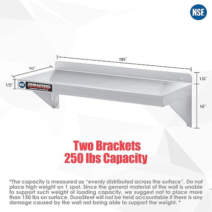 DuraSteel Heavy Duty Wall Mount Shelf - Image 3