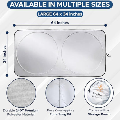 EcoNour Windshield Sun Shade - Image 6